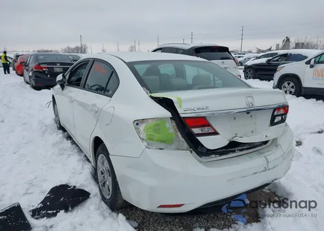 2013 Honda Civic Lx from USA, damaged, VIN 19XFB2F5XDE071822